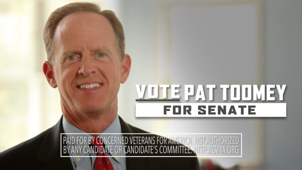 Vote Pat Toomey for Senator