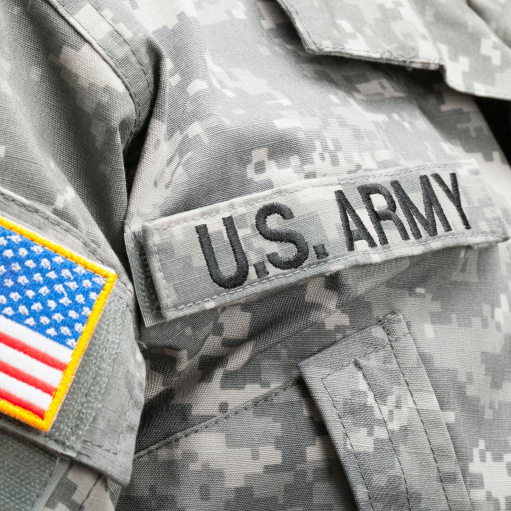 US Army Patch Closeup