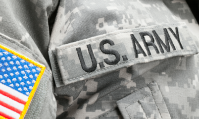 US Army Patch Closeup