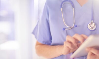 Doctor Looking at a Veteran's VA Records