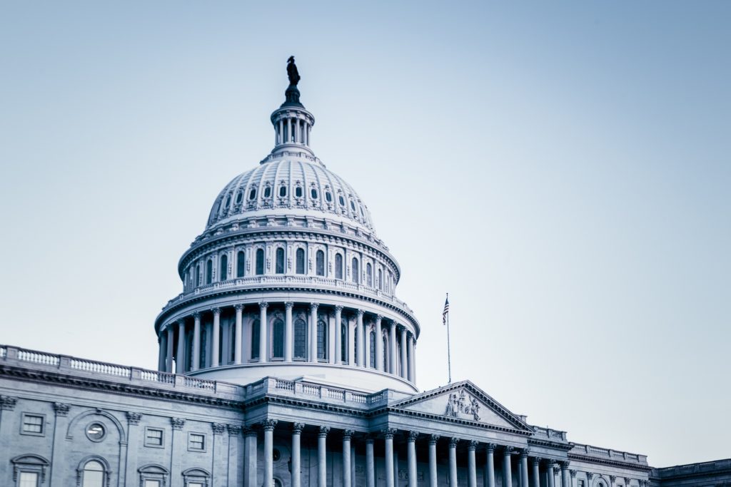 The Hill Capitol Building in Shadows