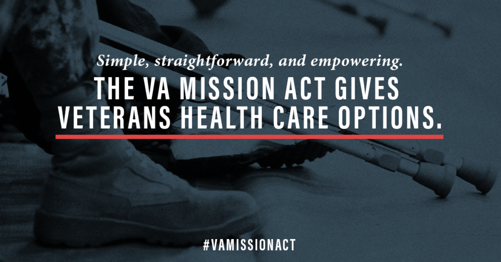 Support the VA Mission Act Graphic