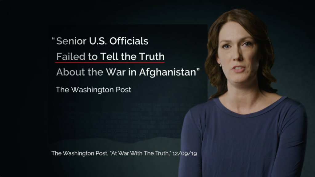 Senior US Officials Failed to Tell the Truth about the War in Afghanistan