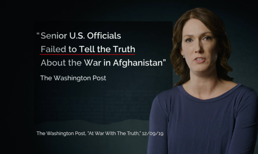 Senior US Officials Failed to Tell the Truth about the War in Afghanistan