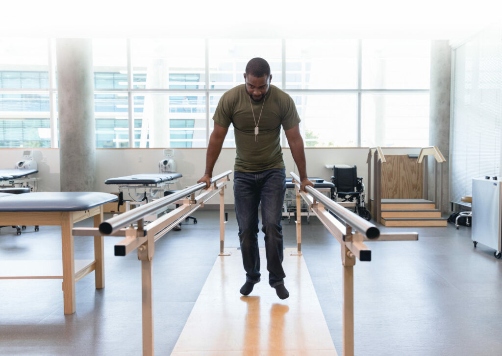 American Veteran undergoing Physical Therapy