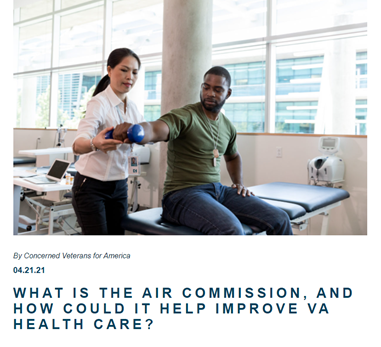 What is the AIR commission, and how could it help improve VA health care?