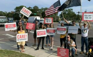 Veterans Protesting VA Healthcare Problems