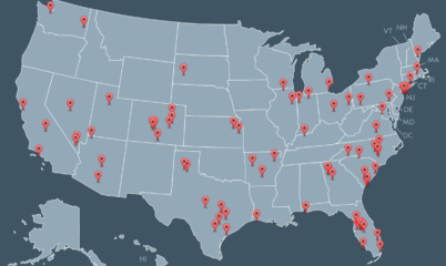 My VA Hospital map of America