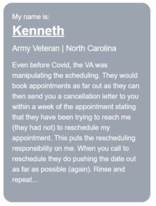 CVA Army Veteran, Kenneth Quote