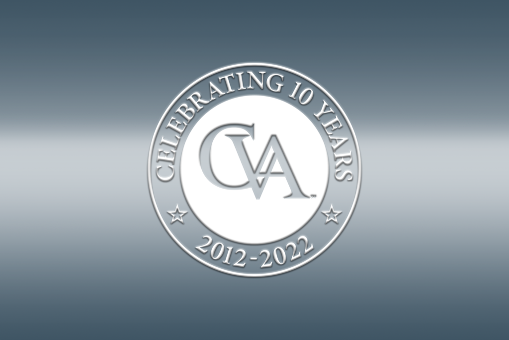 10 Year Anniversary CVA logo