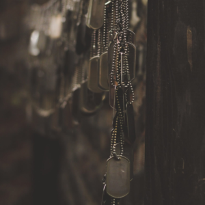 Dog Tags Hanging